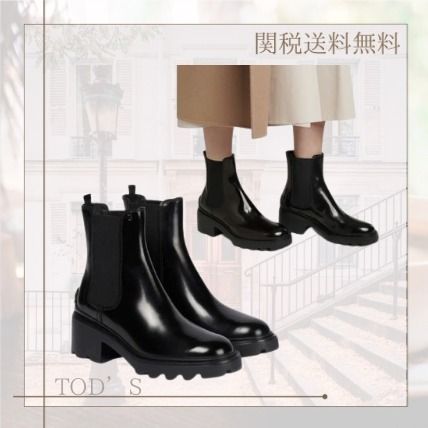 TOD'S トッズ サイドゴア ショートブーツ ローヒール 関税送料込 サイドゴア TOD'S(トッズ) ブーツ(レディース) - 海外通販のBUYMA