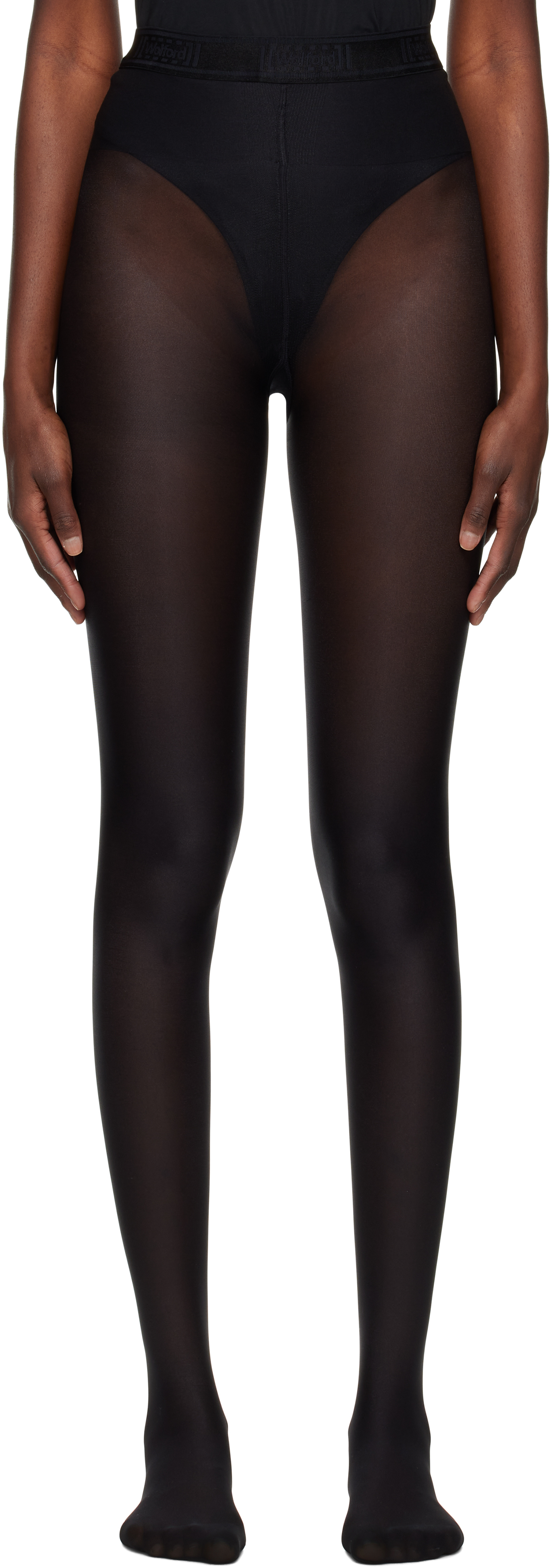 【関税込み】Wolford ブラック Neon 40 タイツ