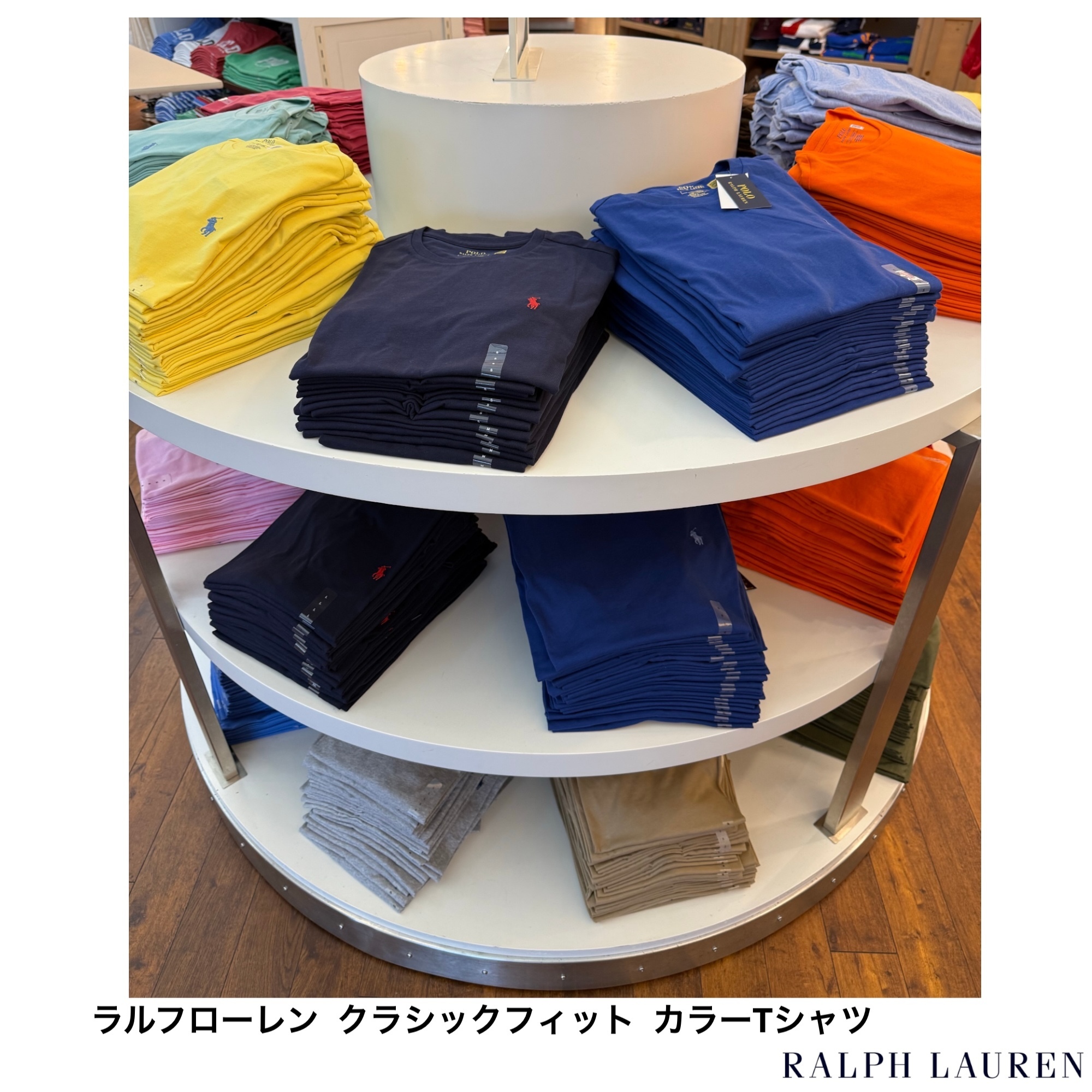 [ラルフローレン] クラシックフィット クルーネックTシャツ