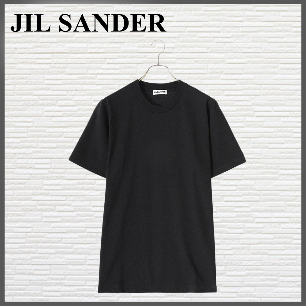 JIL SANDER ミニマルなベーシックカットソー Tシャツ ブラック