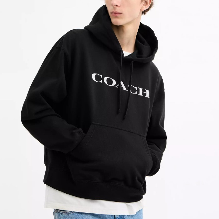 【Coach】コットン ロゴ フーディー カンガルーポケット Coach】コットン ロゴ フーディー カンガルーポケット