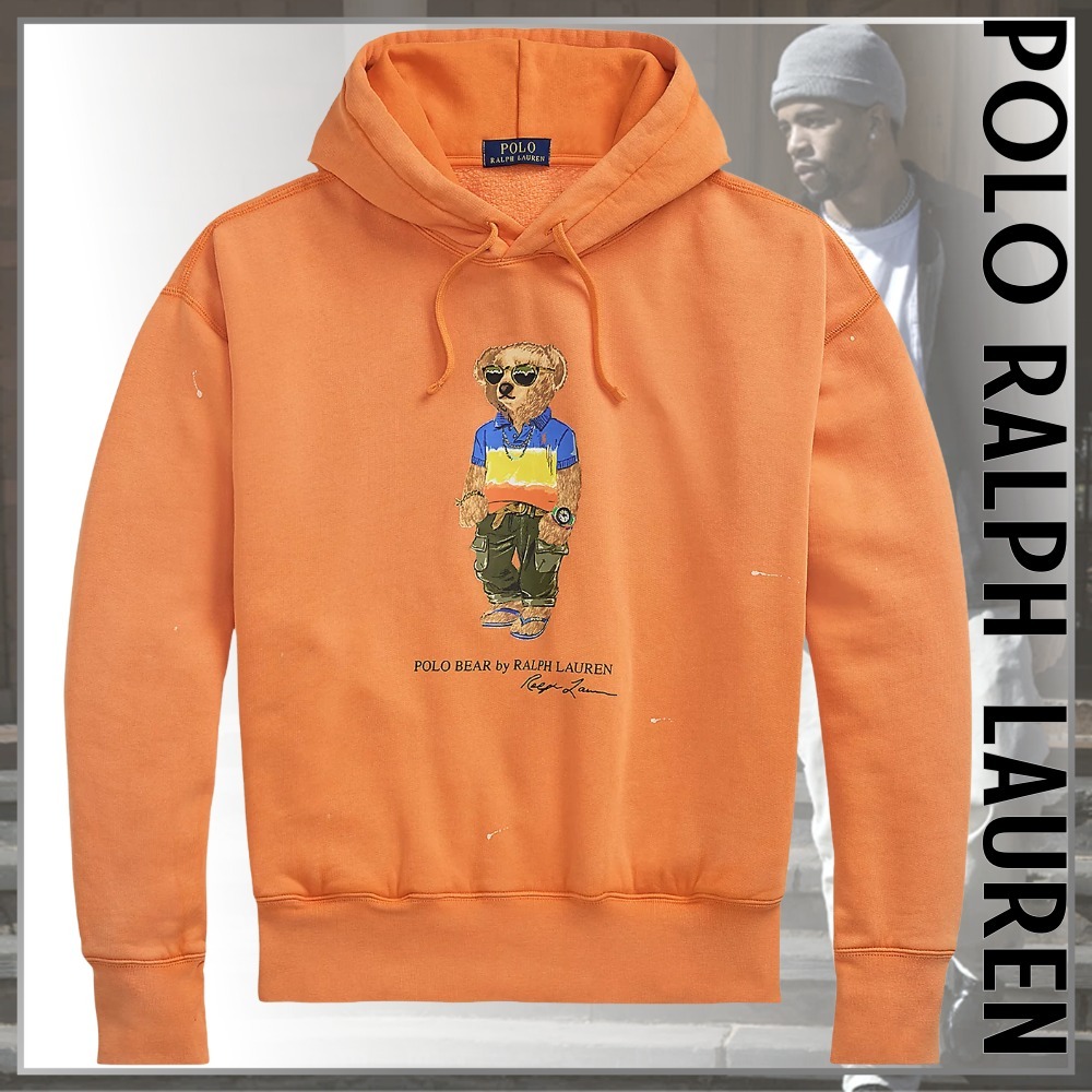 爽やかなカラー Polo Ralph Lauren ポロベア フリース パーカー