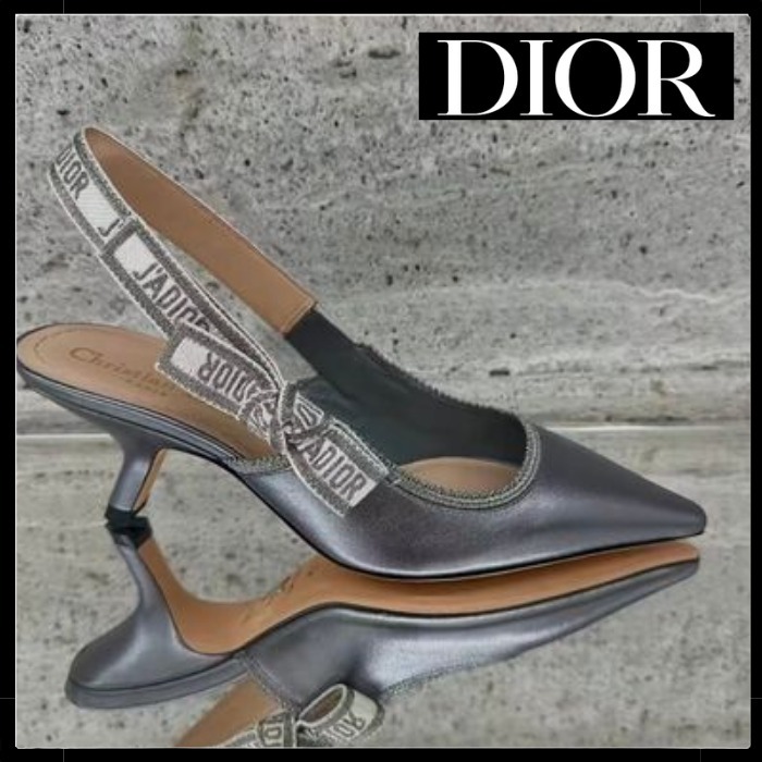 【煌めく足元】DIORスリングバックパンプス