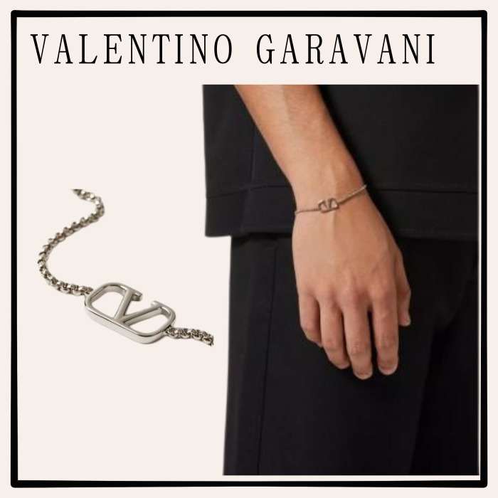 VALENTINO GARAVAN Vロゴ シグネチャー メタル ブレスレット