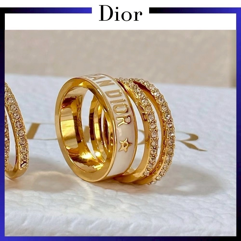指元に輝きを♪【Dior】Dior CODE リングセット