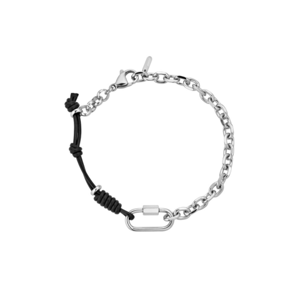 ブレスレット ROMANTINUER SN172 Leather Chain Bracelet