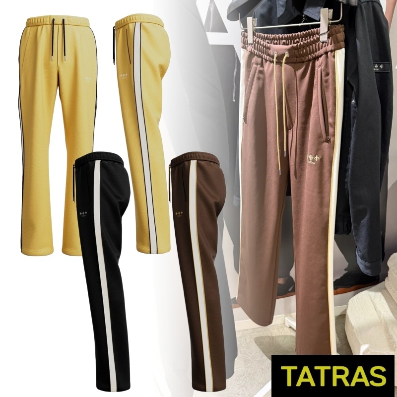TATRAS GATTI ガッティ レトロ感☆ サイドテープ トラックパンツ