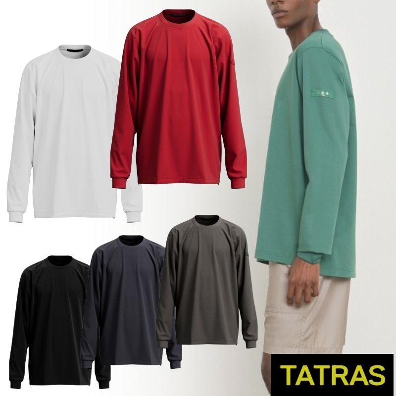 TATRAS タトラス OSMO オスモ 袖ロゴ 長袖Tシャツ