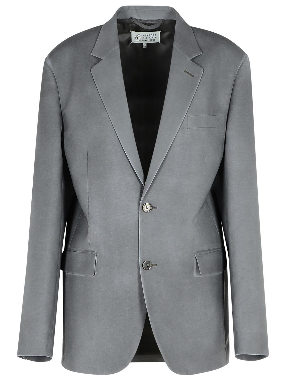 【送料&関税込】Maison Margiela Grey Mohair Blend Blazer
