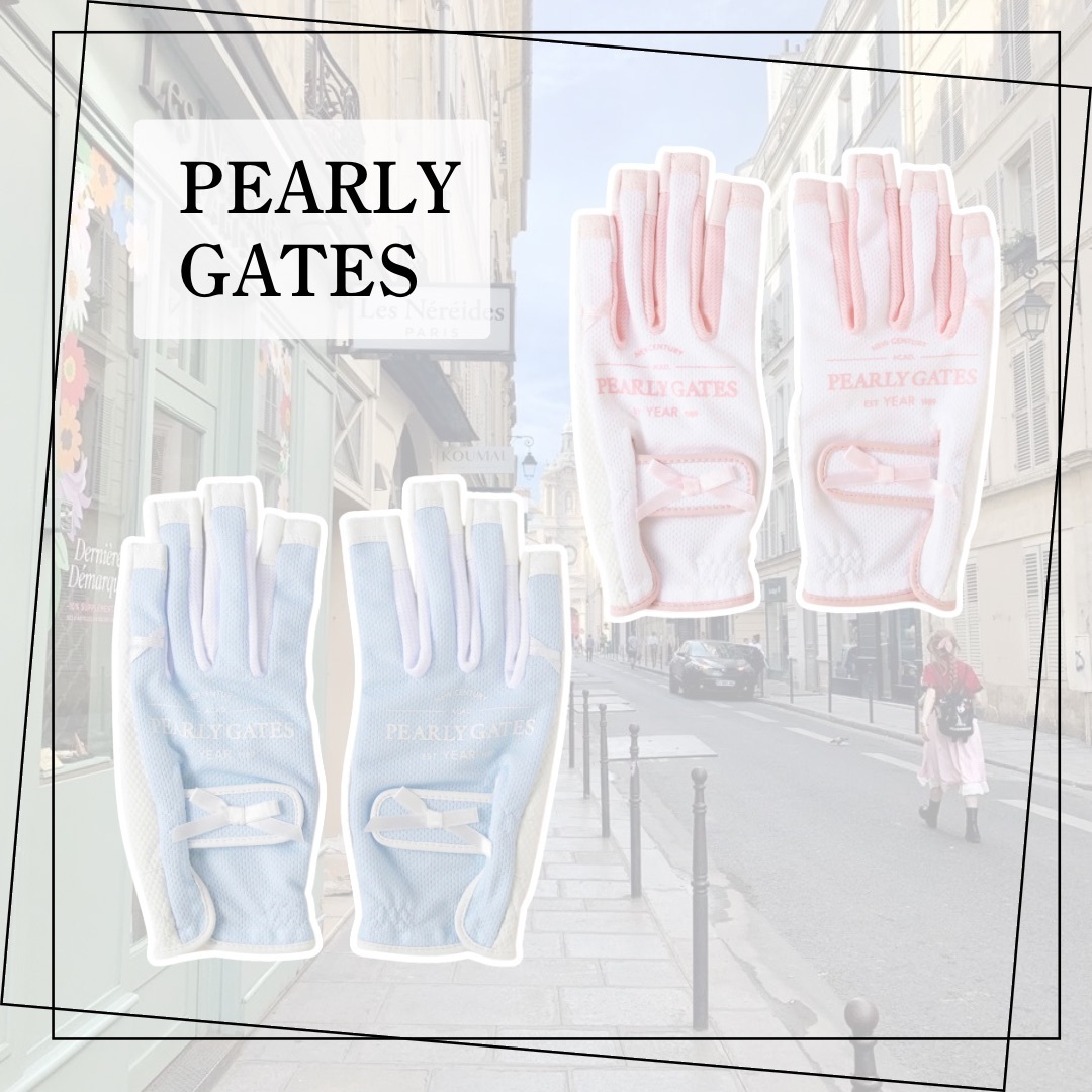 ★ PEARLYGATES[パーリーゲイツ] ネイルスルー両手グローブ ★