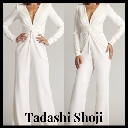 【TADASHI SHOJI】エレガント！ツイストフロント ジャンプスーツ
