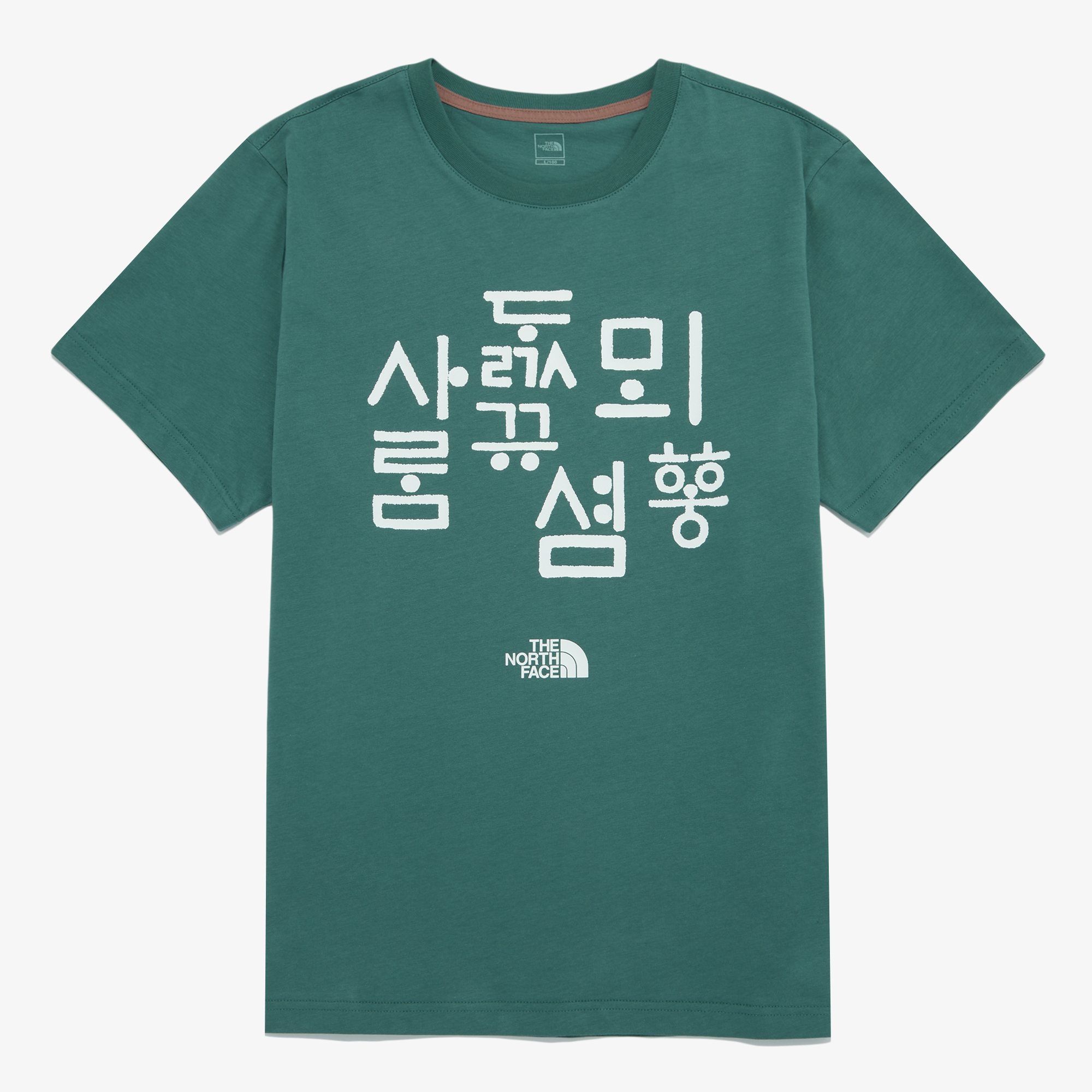 Tシャツ・カットソー [The North Face] TNF HANGEUL S/S R/TEE 6 - GREEN_BAY
