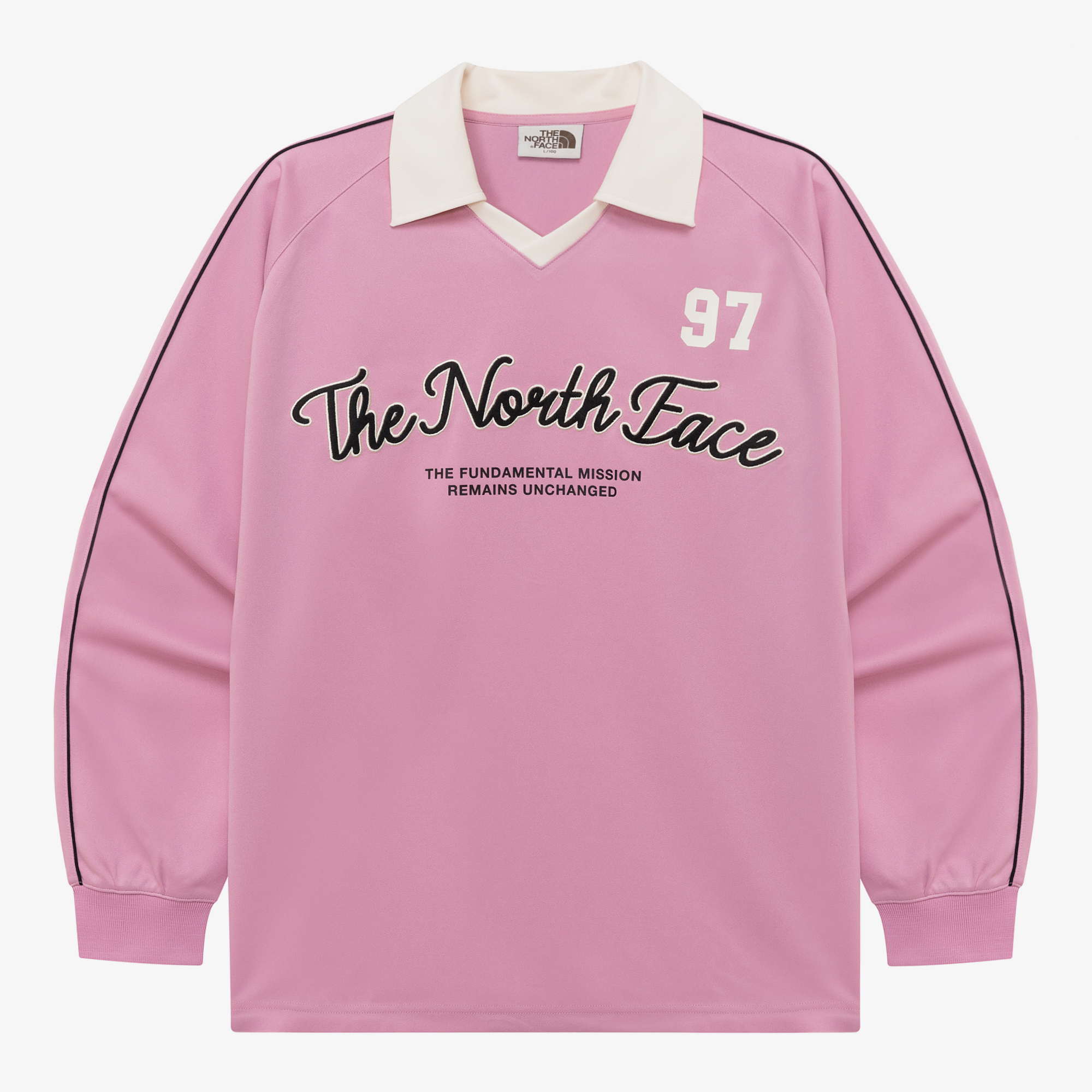 Tシャツ・カットソー [The North Face] TNF CREW COLLAR L/S TEE - LIGHT_PINK