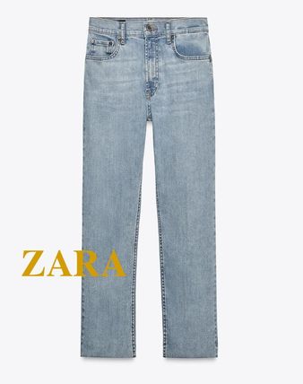 ☆ドイツ発*ZARA*新作*ブーツカットシームデニム/DB☆ ブーツカット ZARA(ザラ) - 海外通販のBUYMA