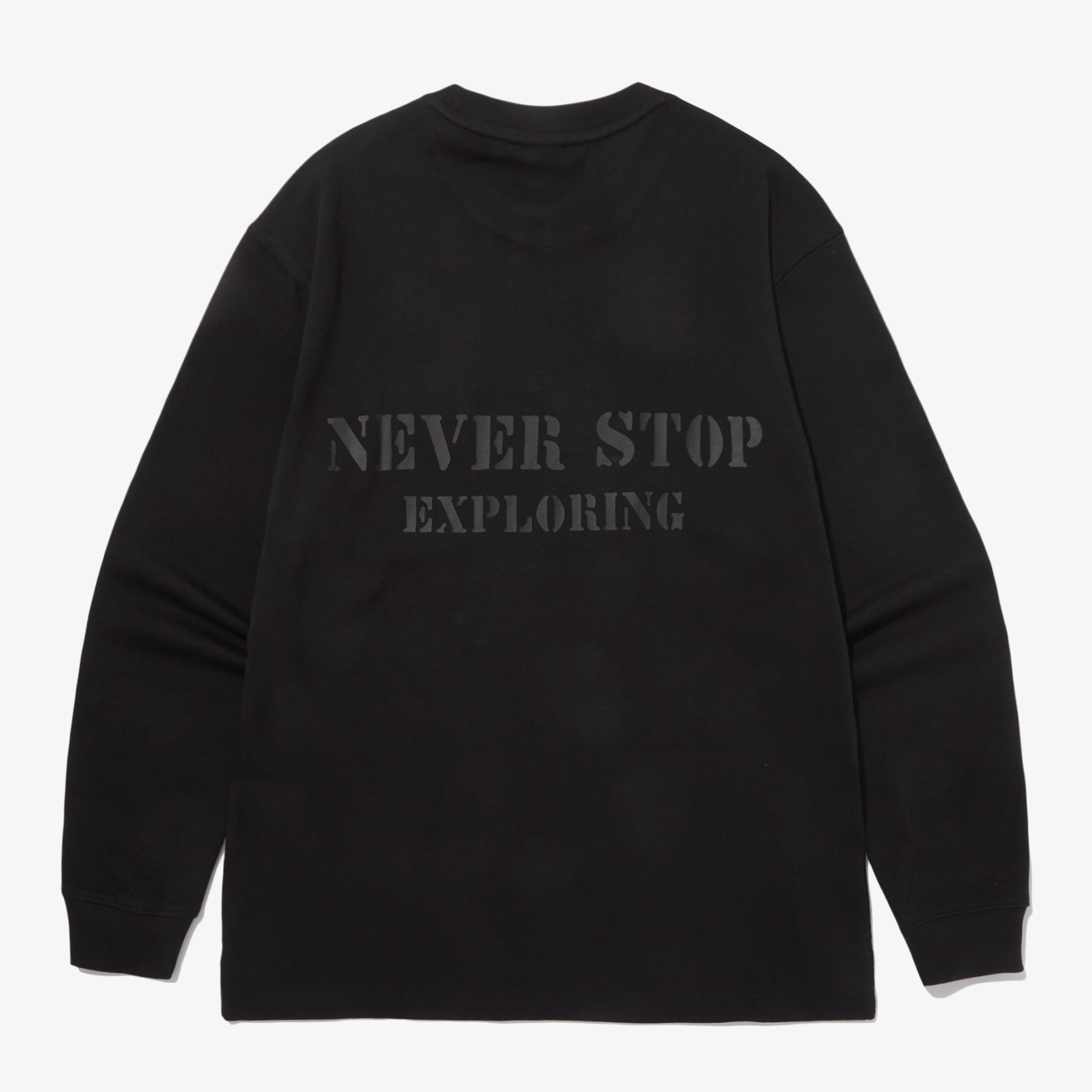 [The North Face] M’S NSE L/S R/TEE - BLACK