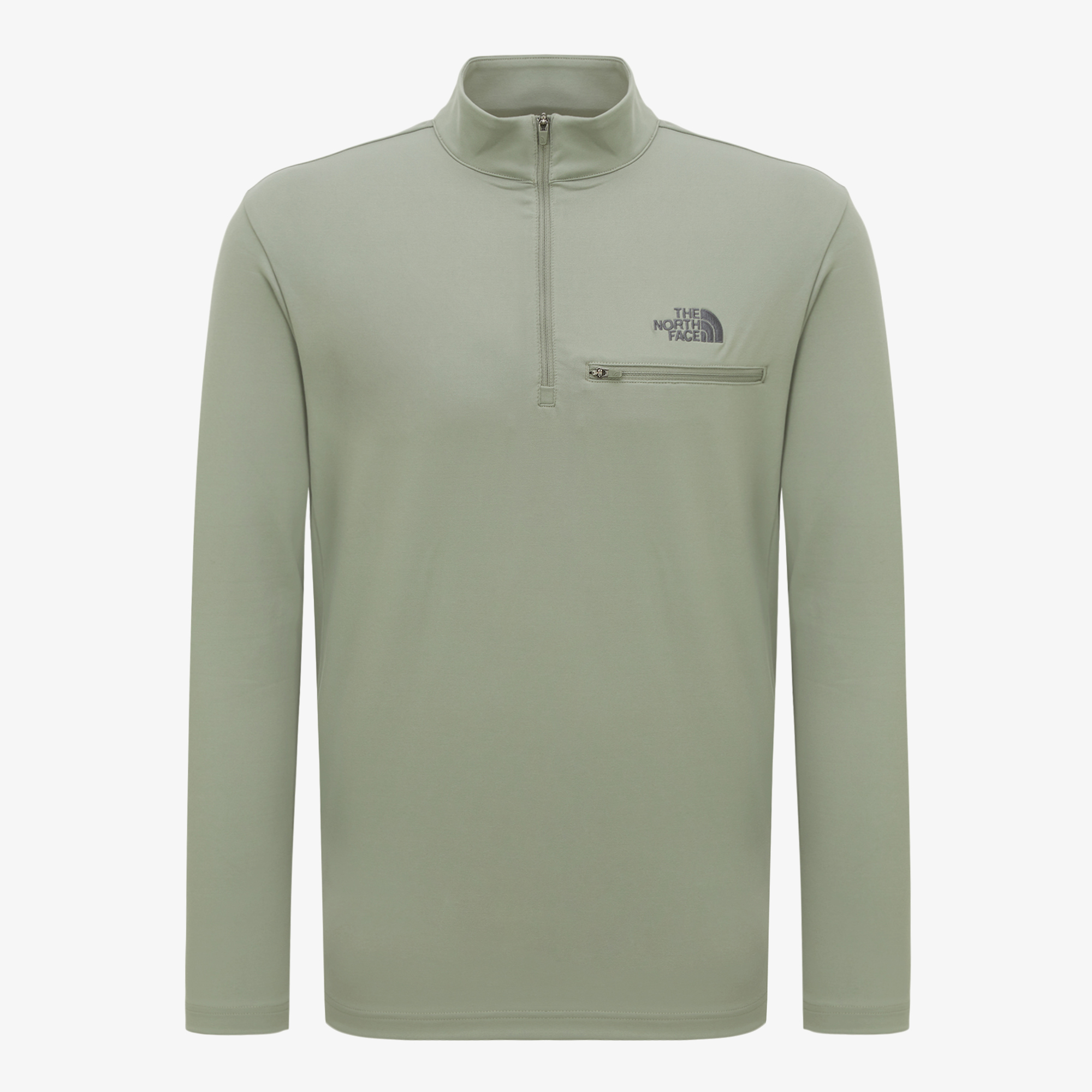 スウェット・トレーナー [The North Face] M'S MOUNTAIN FLEX ZIP TEE - DRIED_HERB