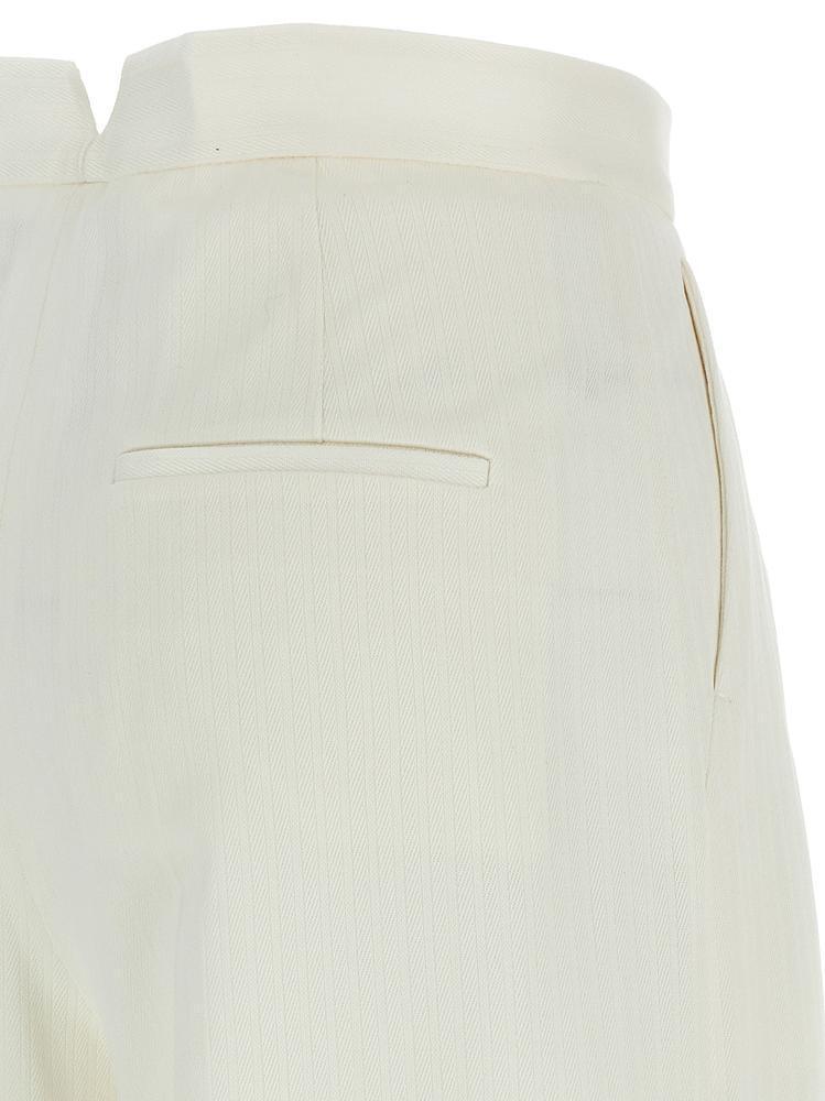 【MAX MARA】[ケンツィア] ピュア コットン ジャージー パンツ ケンツィア] ピュア コットン ジャージー パンツ, white