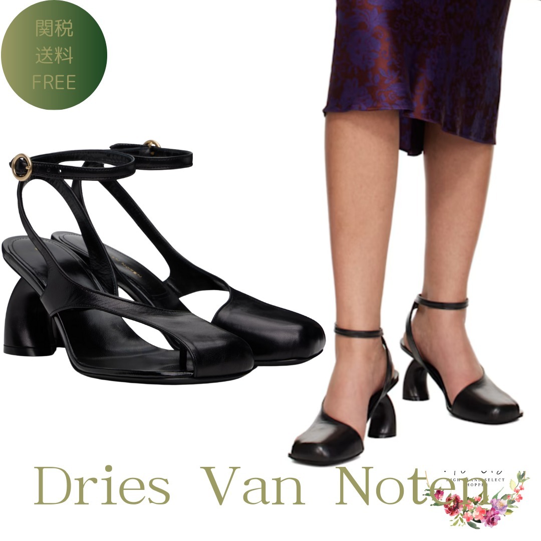 関税送料込★Dries Van Noten◆アシンメトリーサンダル 7.5cm