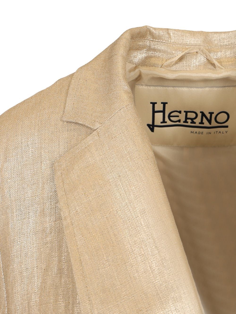 Herno \"Chic\" コーティングリネントレンチコート