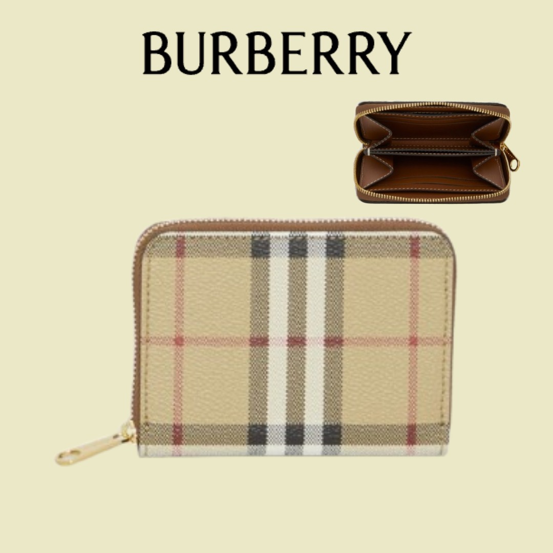 Burberry バーバリー ヴィンテージチェック ジップウォレット