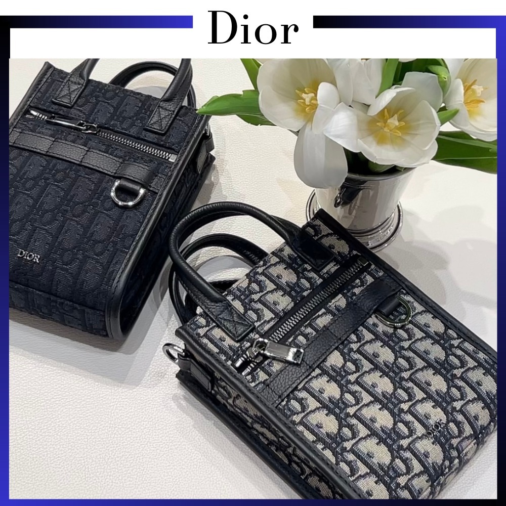 洗練されたデザイン★【Dior】Safari ノースサウス ミニバッグ