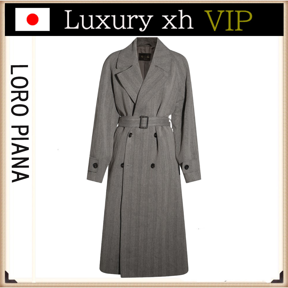 25SS LORO PIANA カシミア ウール ベルト付き フォスターコート