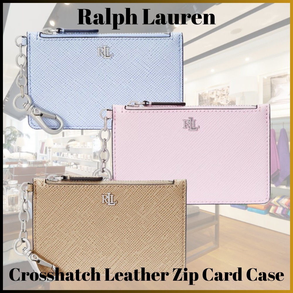 上質レザー★Ralph Lauren★ジップカードケース 上品＆実用的