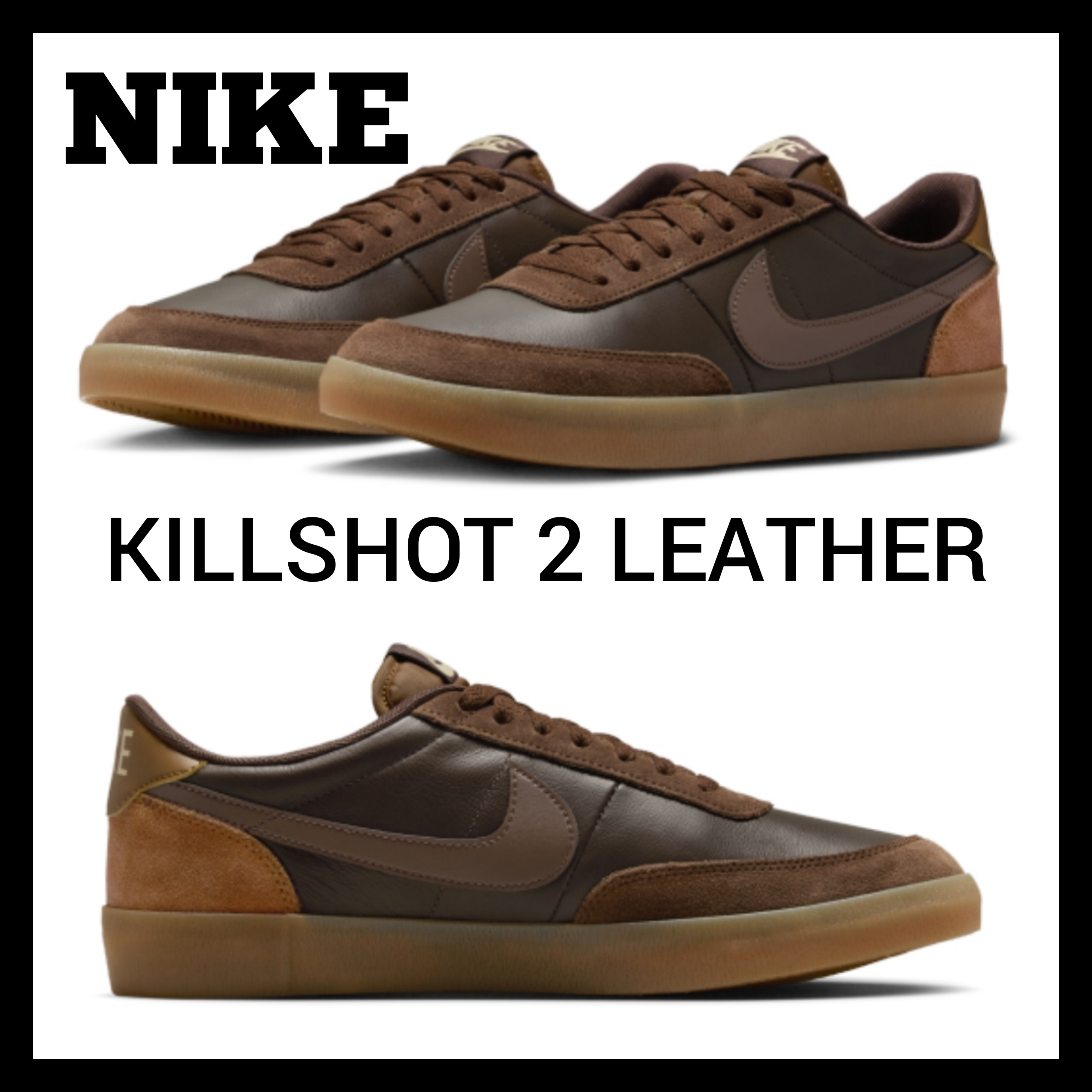【NIKE】Killshot 2 Leather/ ナイキ キルショット 2 送料間税込