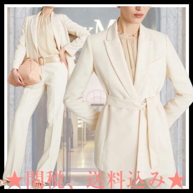 DT★Max Mara★derris マットサテンリバースブレザー