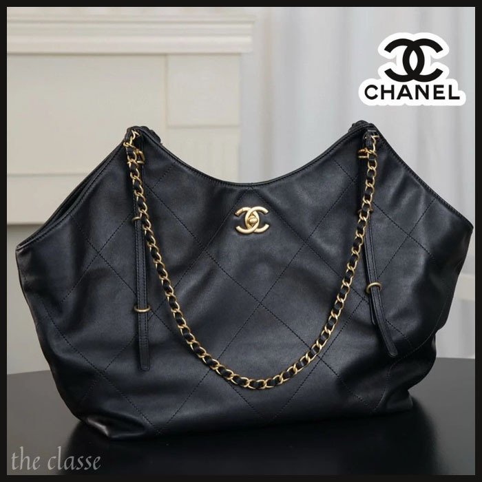 【大人気】CHANEL 大容量で使いやすい ショッピングバッグ
