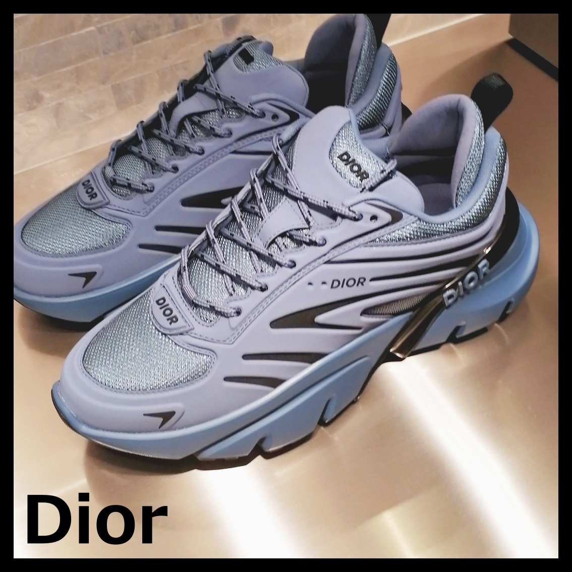 ディオール DIOR スニーカー B44 Blade ブレード グレー