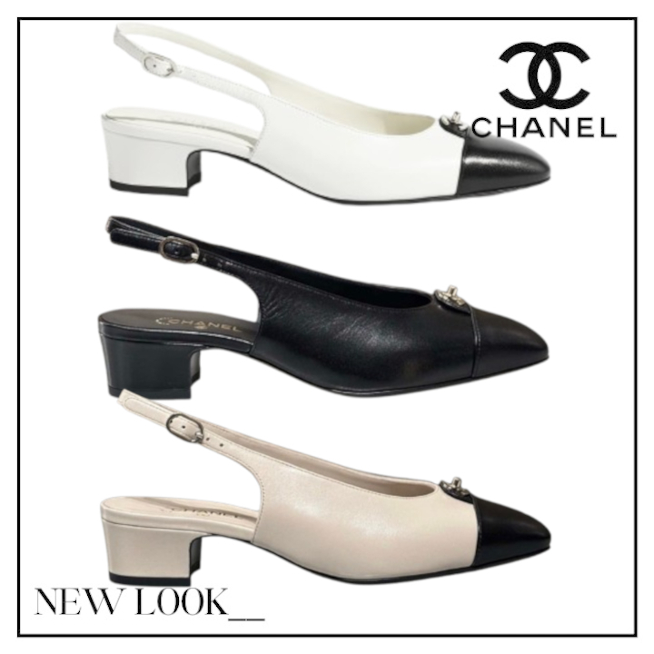 【選べる３カラー】CHANEL 2025年春夏 スリングバック シューズ