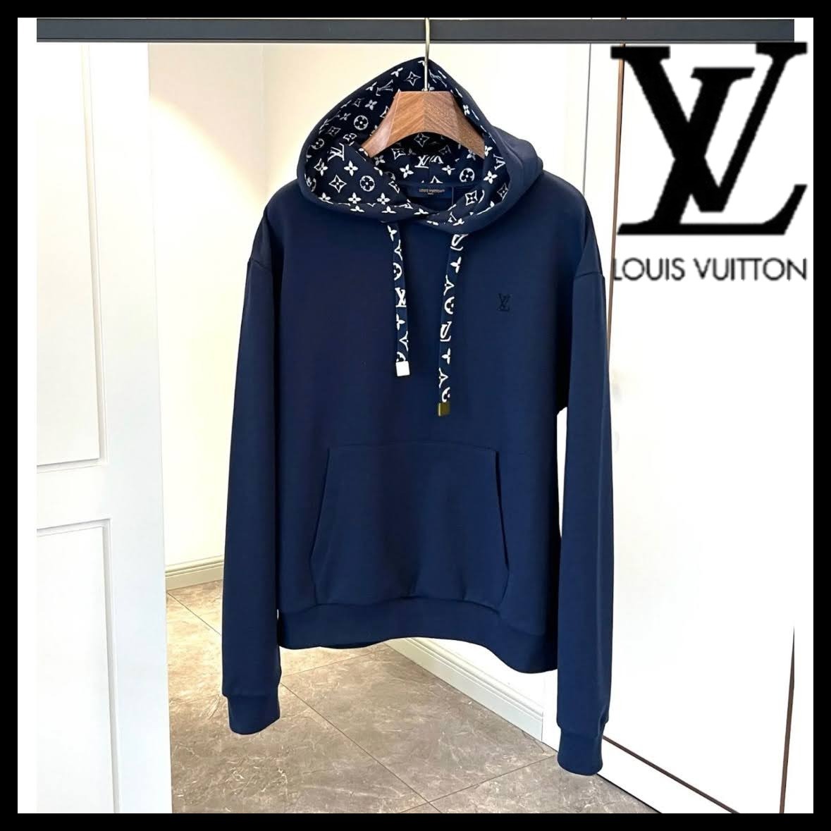 【LVロゴが可愛い♡】LV コットンフーディ パーカー