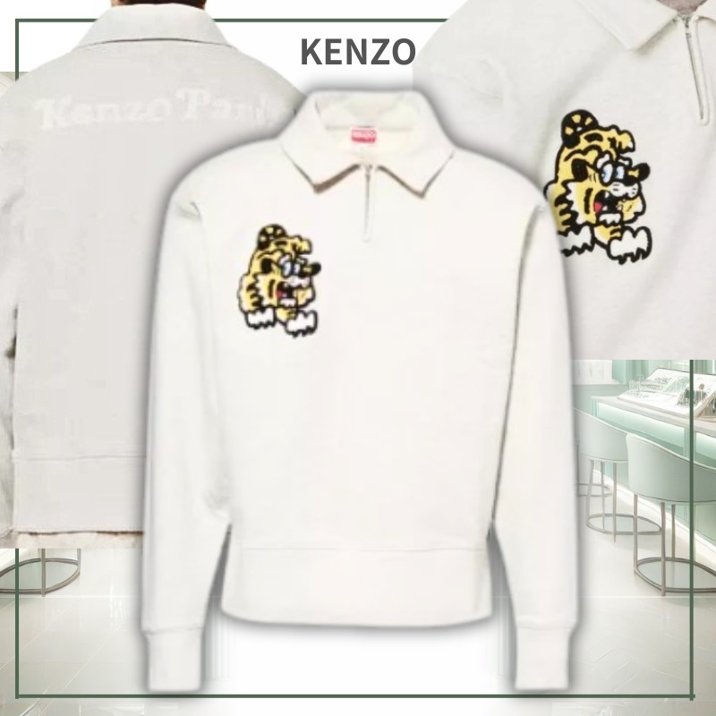 ■ KENZO ■ｘ Verdy ハーフジップ コットン スウェット