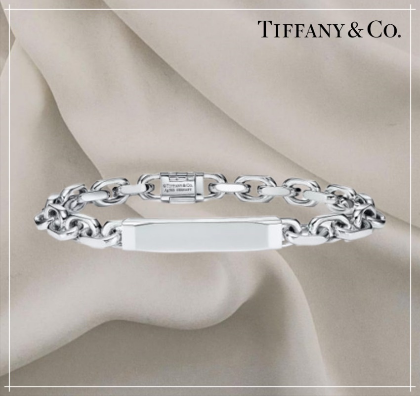 （残りわずか）Tiffany & Co Makers ID チェーンブレスレット