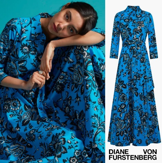 SALE！DIANE VON FURSTENBERG♪Blaineコットンシャツドレス