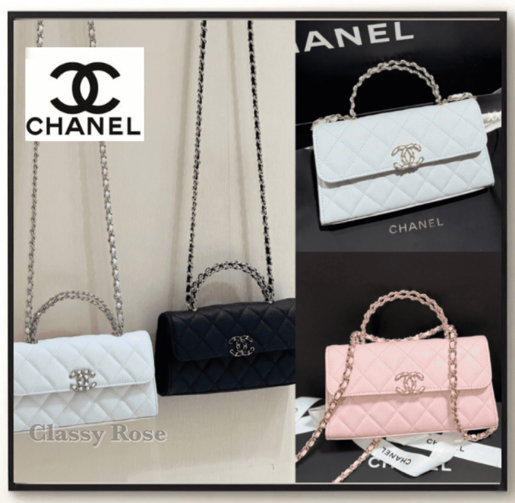 【CHANEL春夏先取り】 トップハンドル付 バッグ 2way