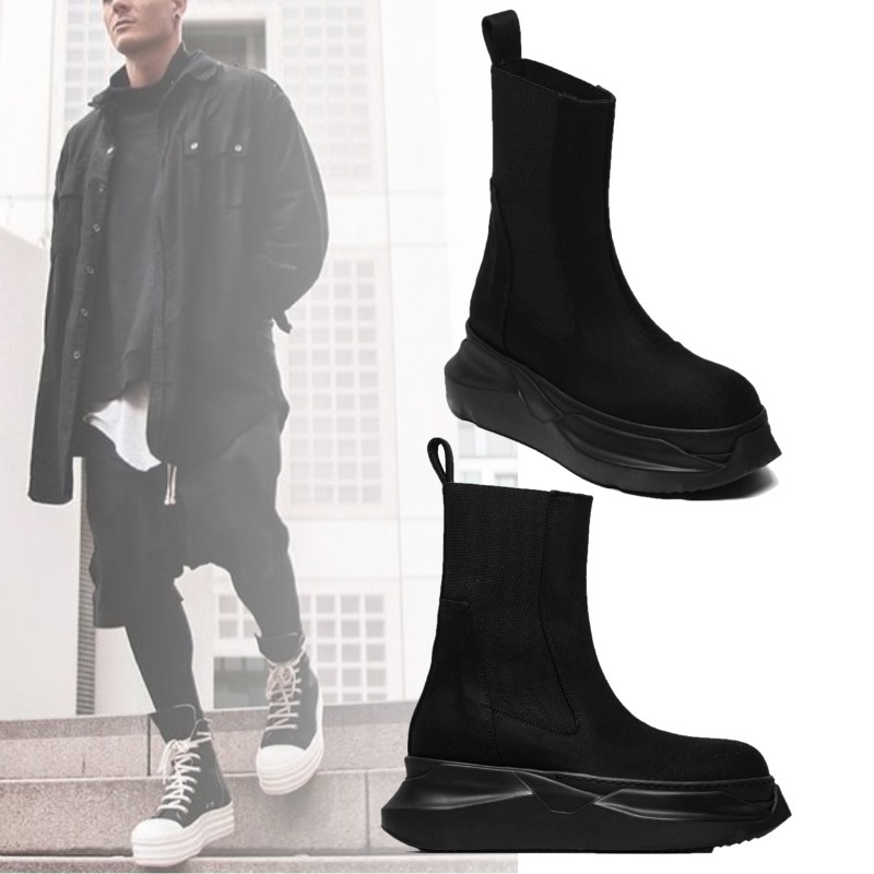 RICK OWENS DRKSHDW ビートル アブストラクト サイドゴアブーツ