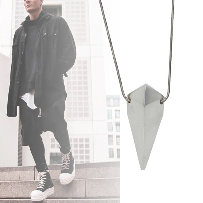 RICK OWENS リックオウエンス ピラミッドチャームネックレス