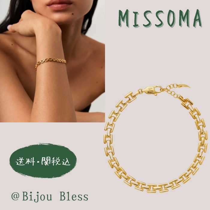 【ベストセラー】MISSOMA タイムピース チェーンブレスレット