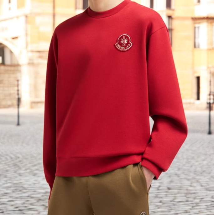ラストチャンス【MONCLER】コットン ナイロン スウェット