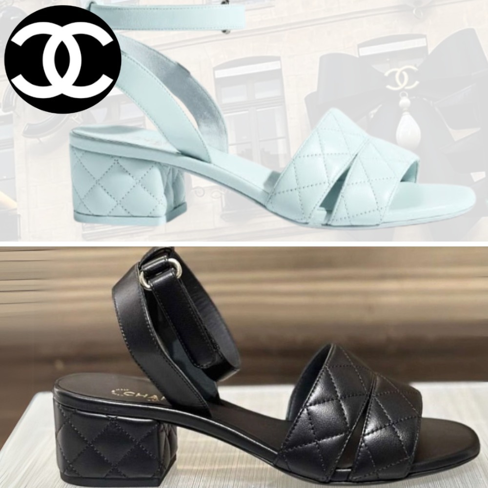 【ソールにまで施されたステッチがポイント☆】CHANEL サンダル