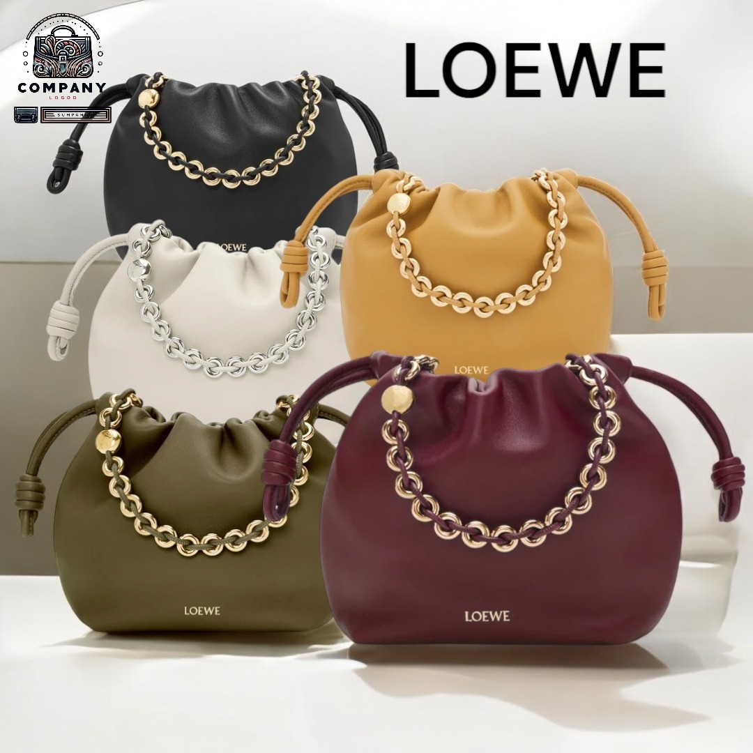 LOEWE＊ラスト1点フラメンコパース バッグ ミニ バーガンディ