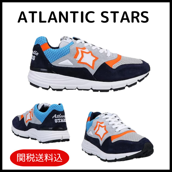 関税・送料込【ATLANTIC STARS 】 ロゴ スニーカー