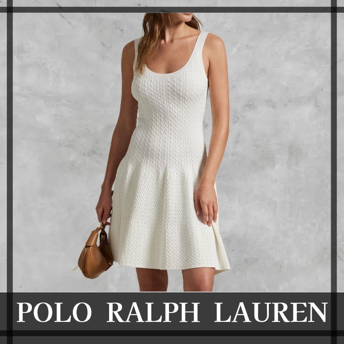 【Polo Ralph Lauren】ノースリーブ セーターワンピース