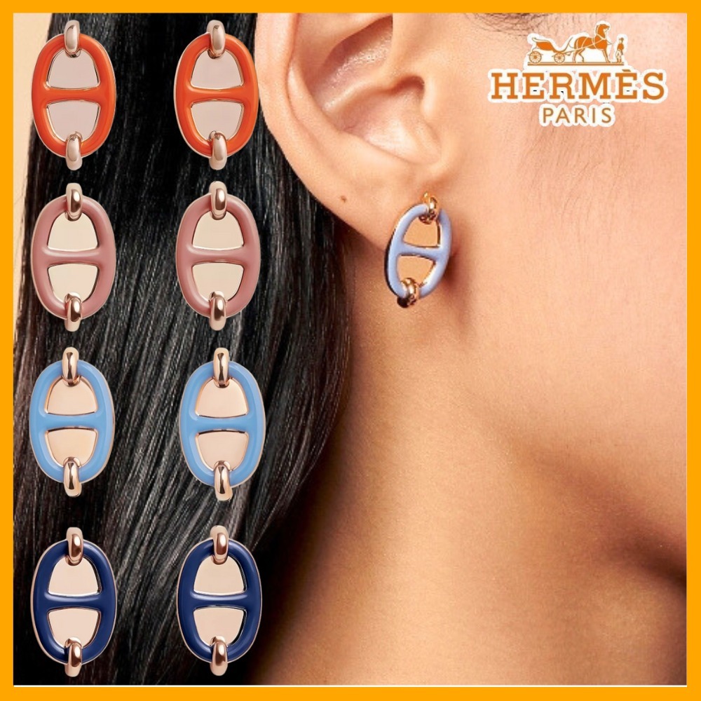 【オシャレ女子絶賛♡】HERMES マイヨン ピアス