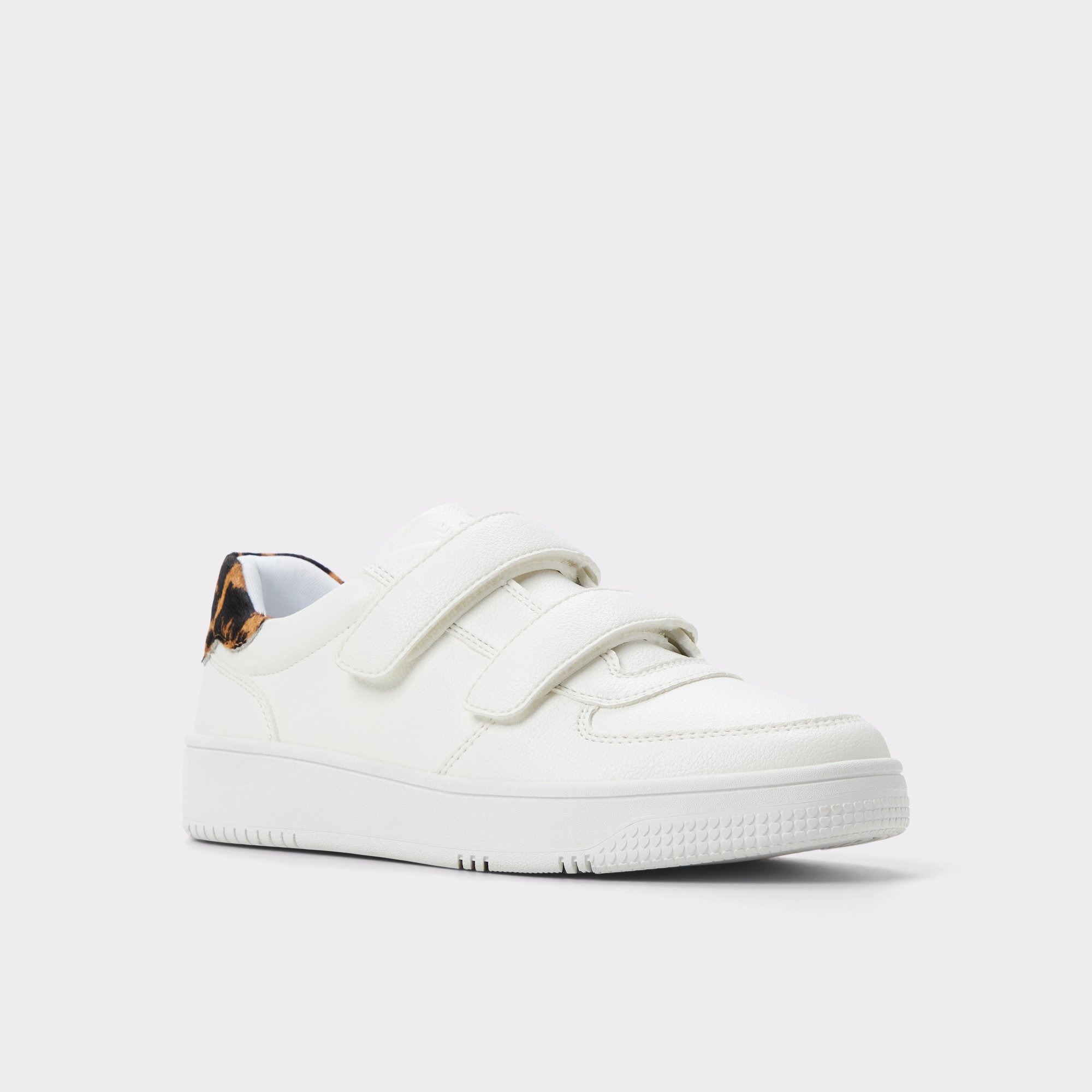 【ALDO】アニマル柄☆24-7kicks☆マジックテープ・白スニーカー ALDO】アニマル柄☆24-7kicks☆マジックテープ・白スニーカー
