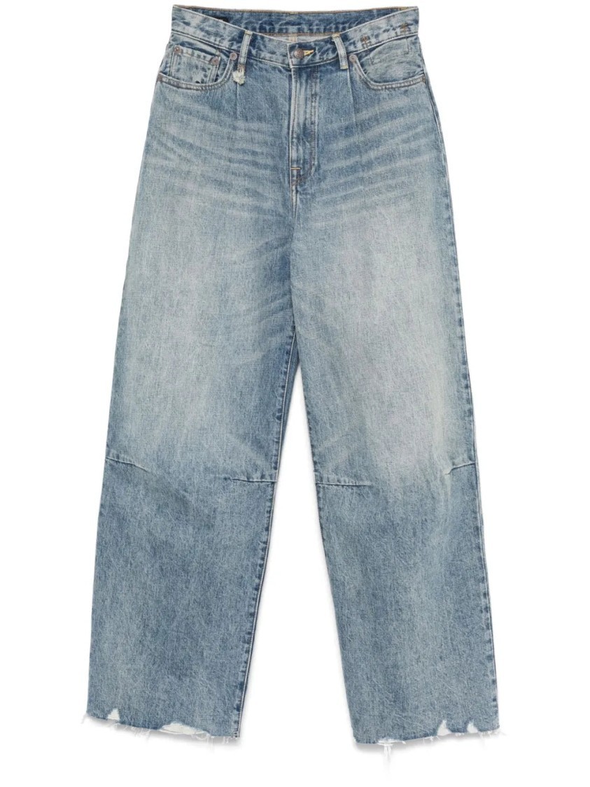 デニム・ジーパン R13 Wayne Wide-Leg Jeans