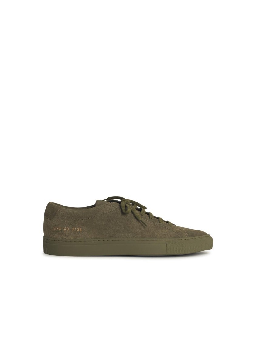 スニーカー Common Projects Achilles Green Suede Sneakers