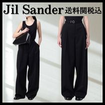 【国内発送】Jil Sander ブラック ウールパンツ